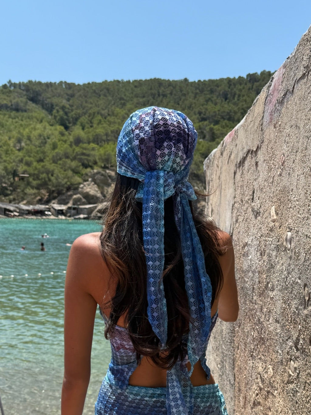 Foulard Amaga bleu
