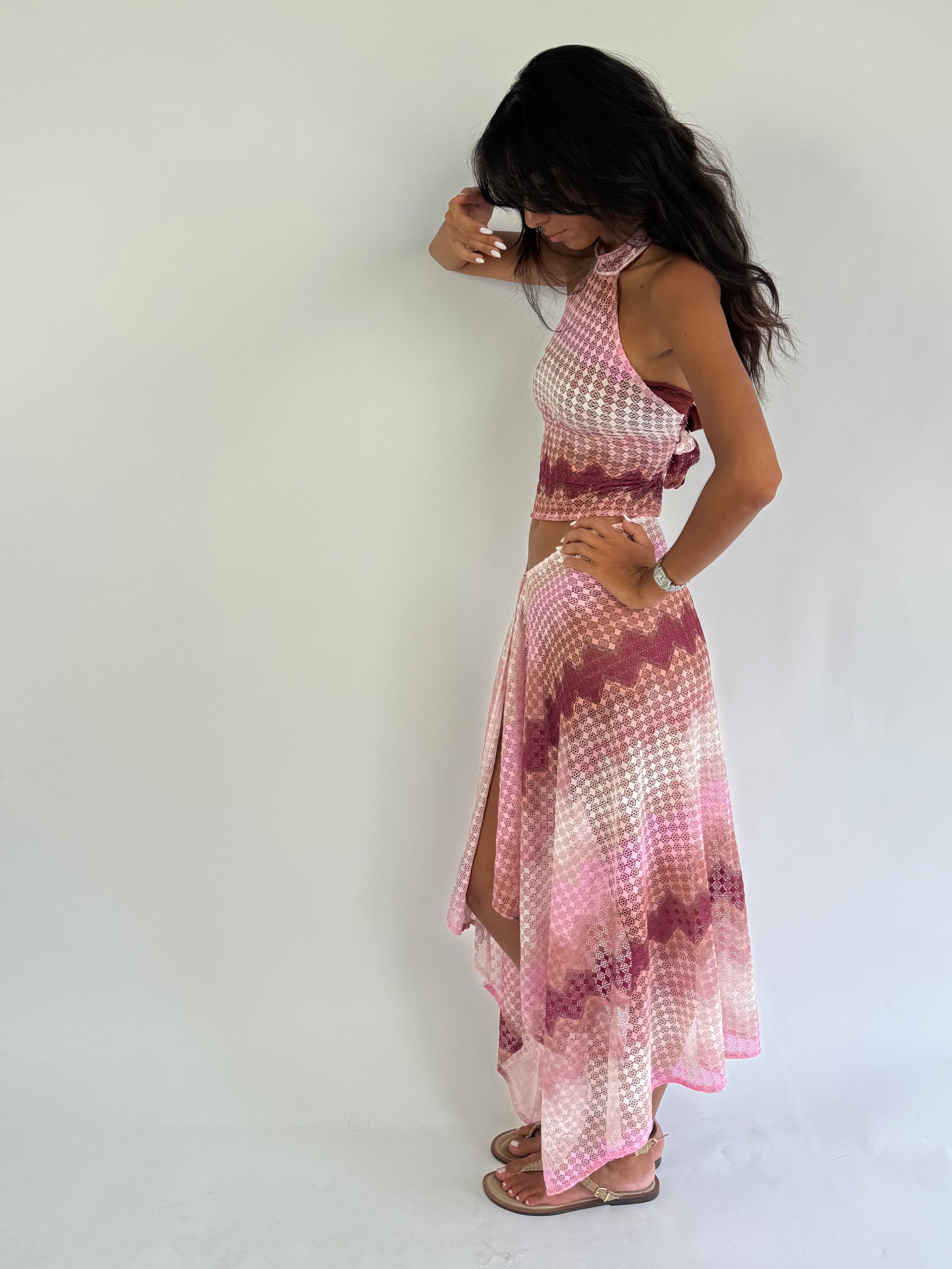 Amaga rose - Paréo long