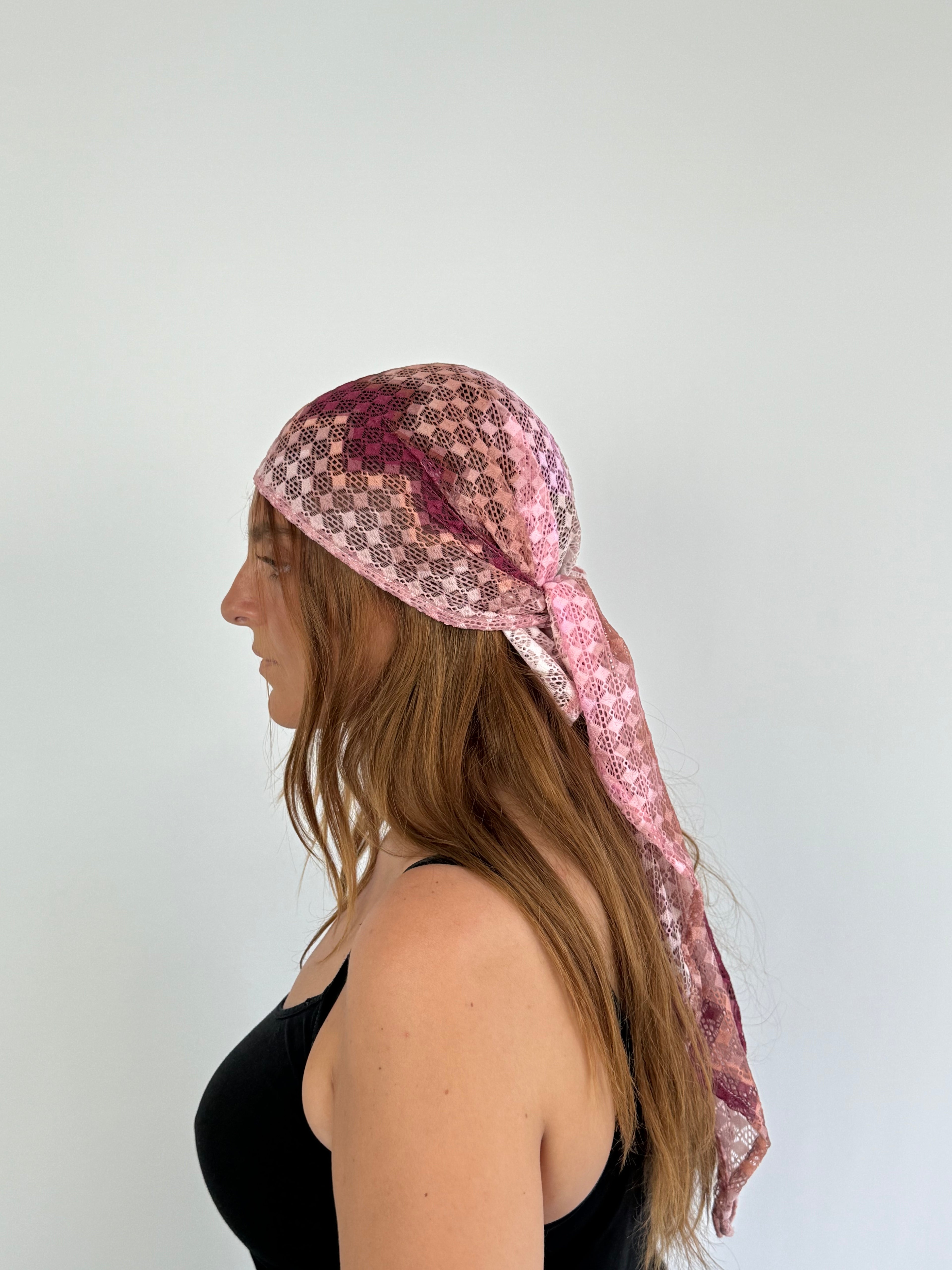Foulard Amaga rose