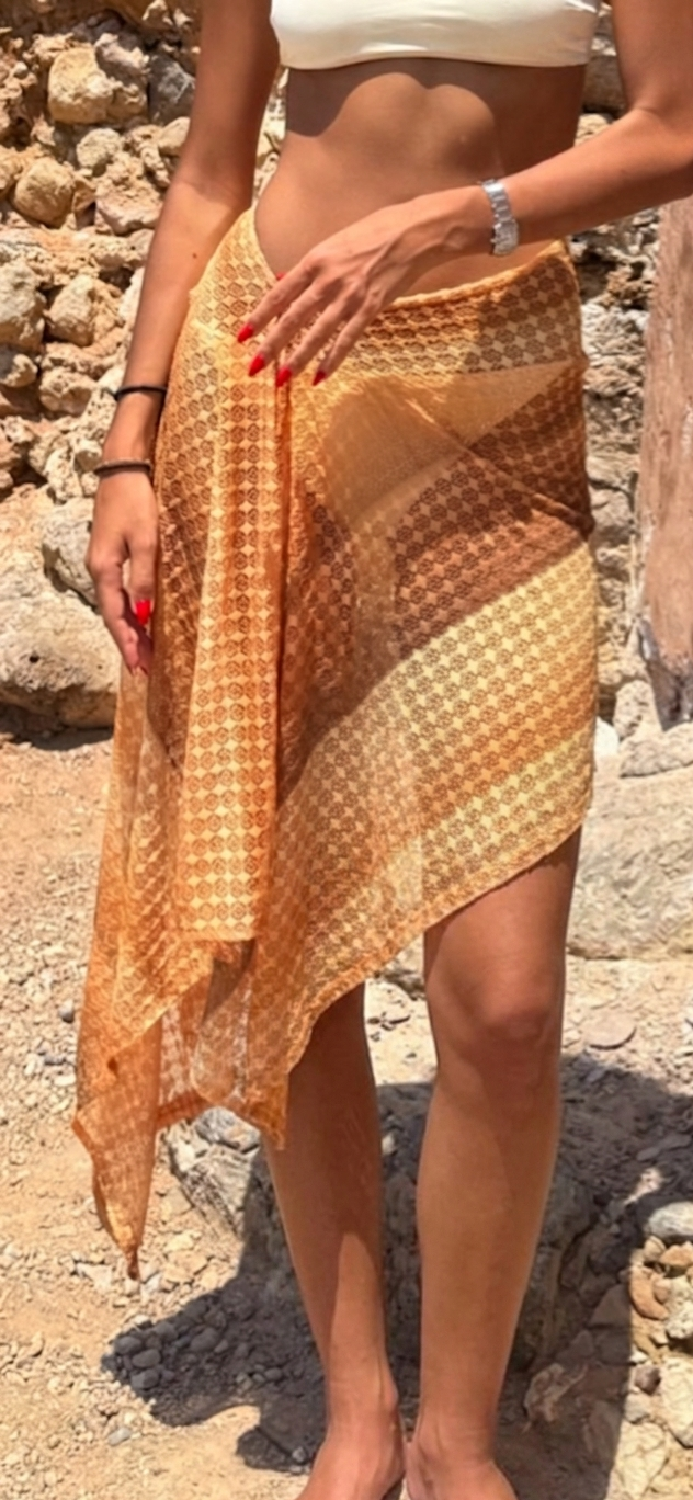 AMAGA JAUNE - Paréo mi-long