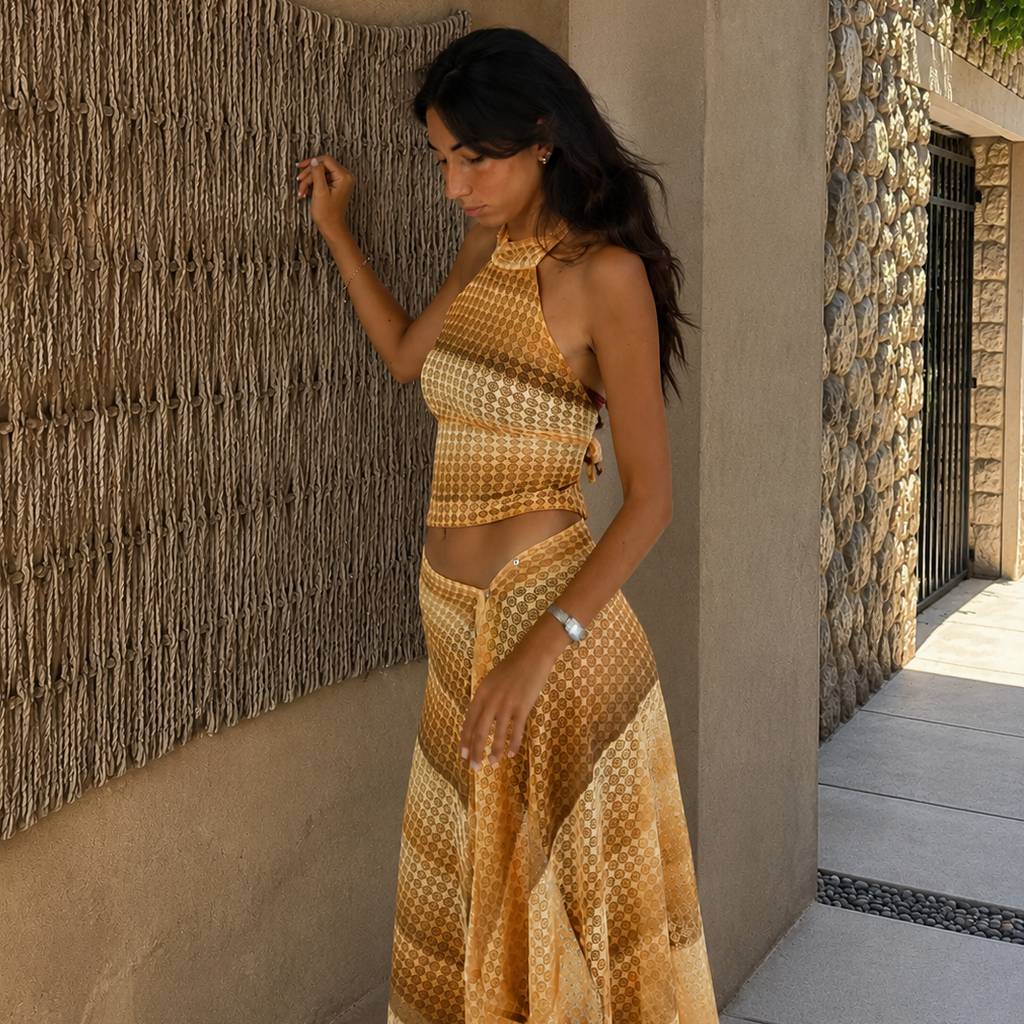 Amaga jaune - paréo long