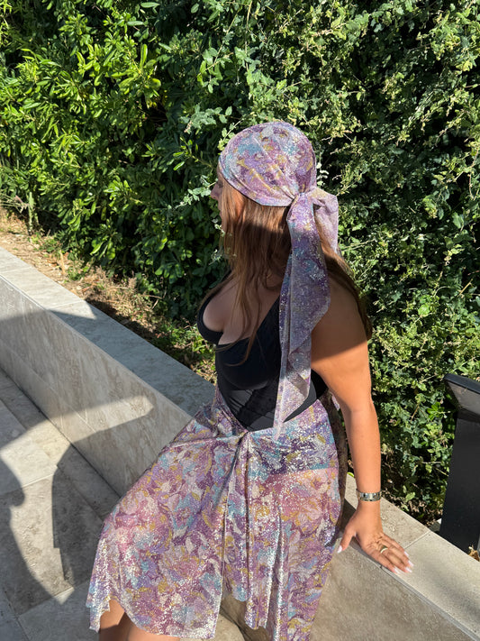 Foulard Blue Amor