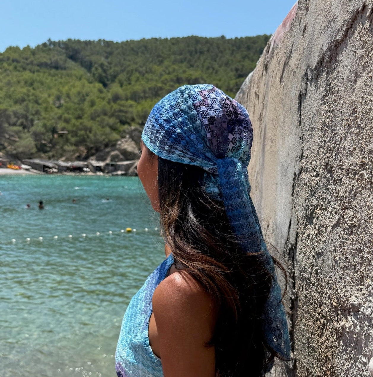 Foulard Amaga bleu