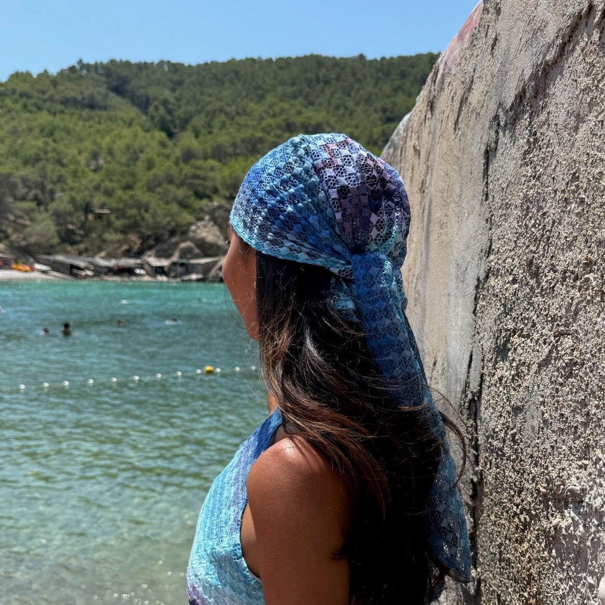 Foulard Amaga bleu