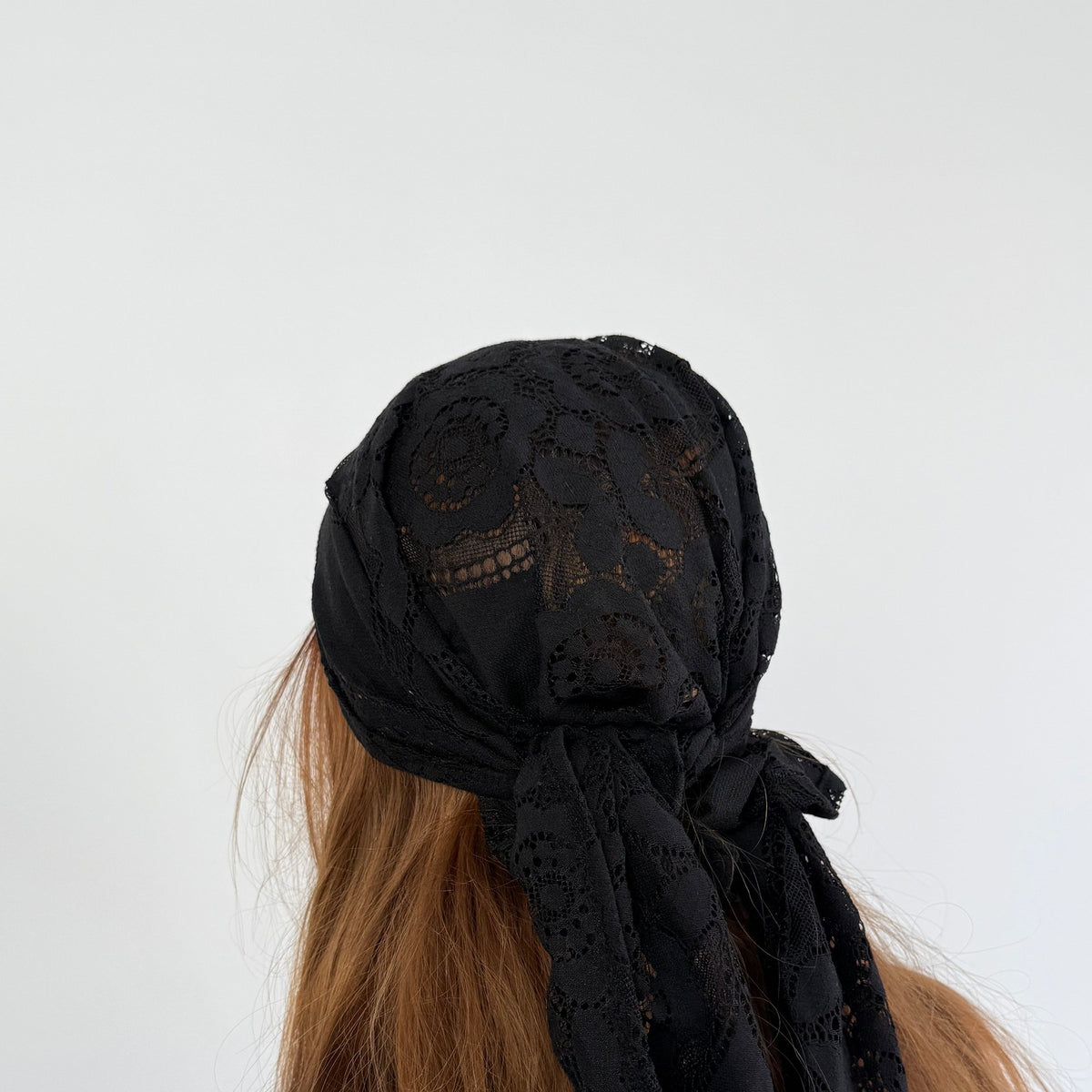 Foulard Flora noir